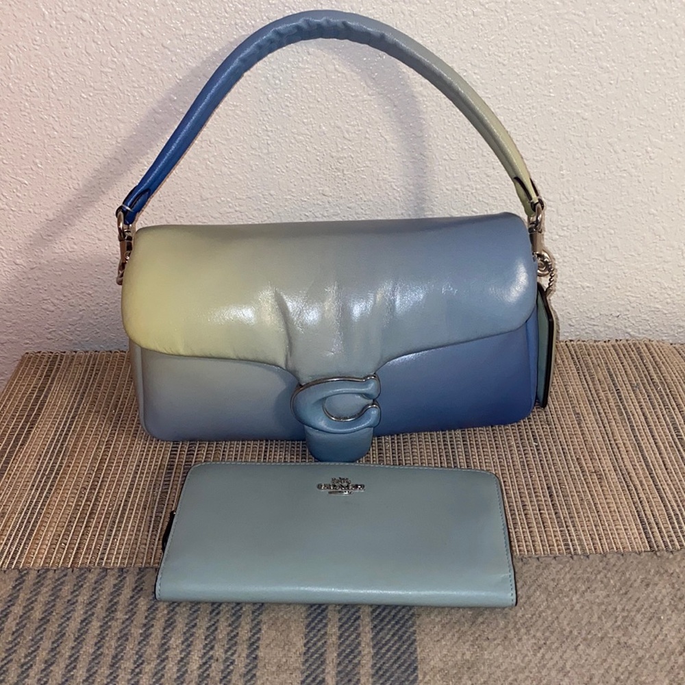 Coach Ombré Tabby 26 Bag and Skinny Wallet Set